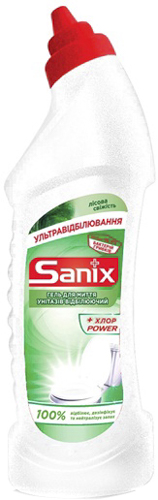 Гель для чищення унітазів SANIX, 750мл